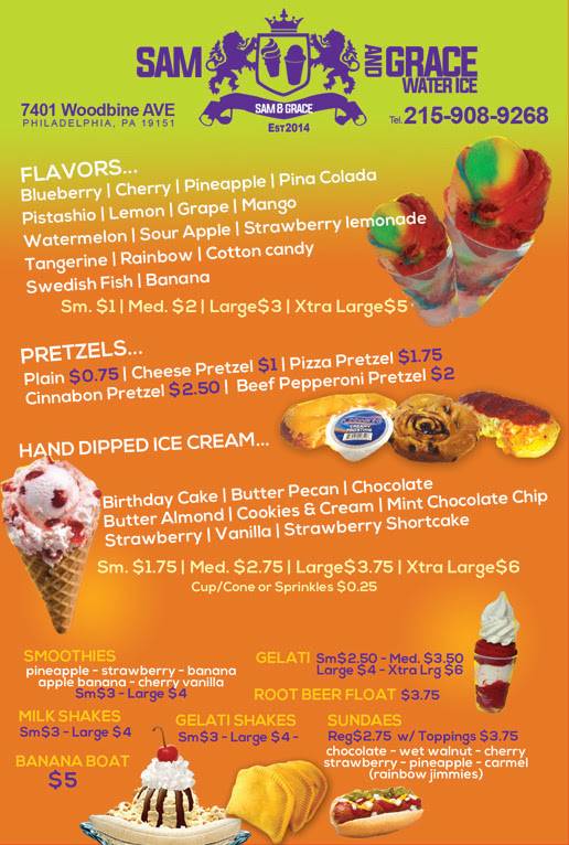 SamandGraceWaterice | restaurant | Philadelphia, PA 19151, USA | 2155704020 OR +1 215-570-4020