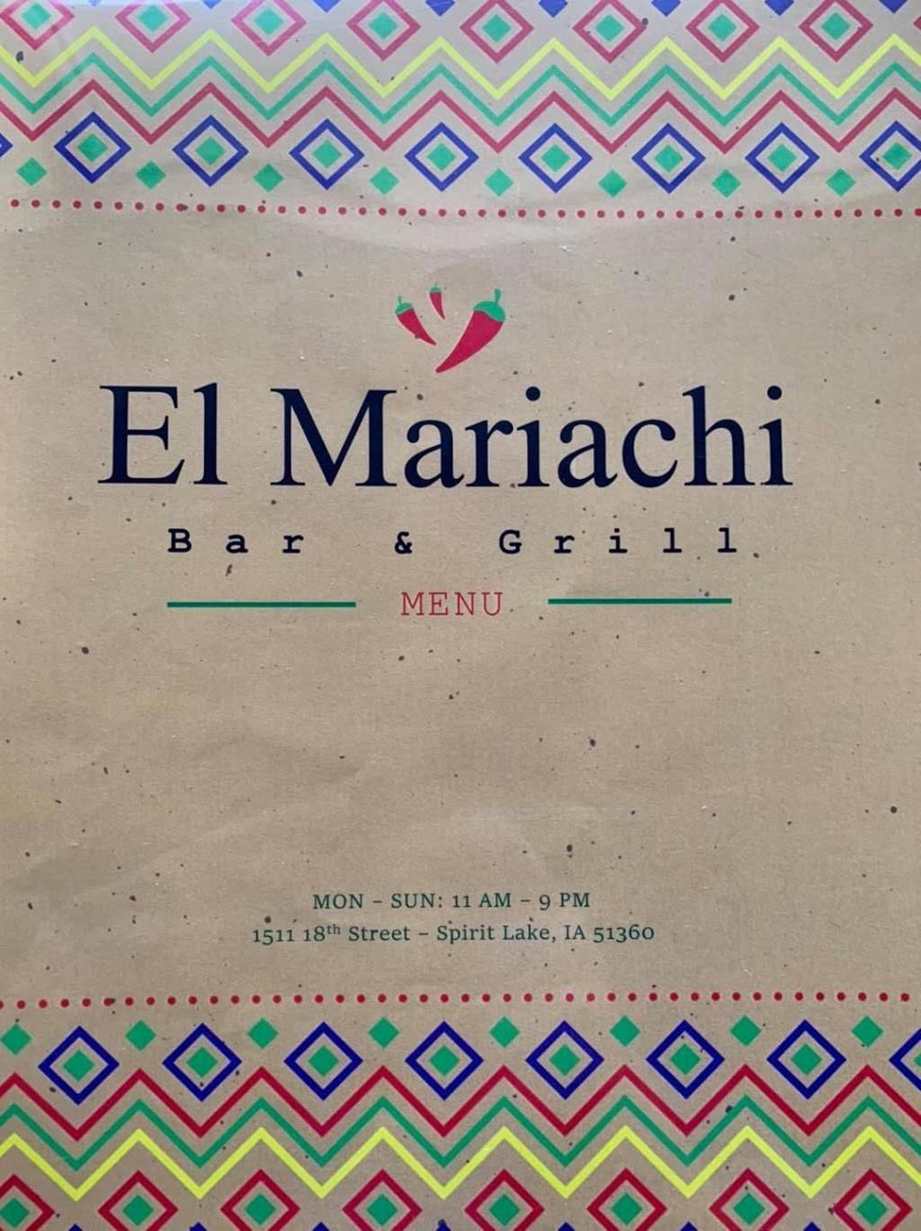 El Mariachi Bar & Grill | restaurant | 1511 18th St, Spirit Lake, IA 51360, USA | 7123399669 OR +1 712-339-9669