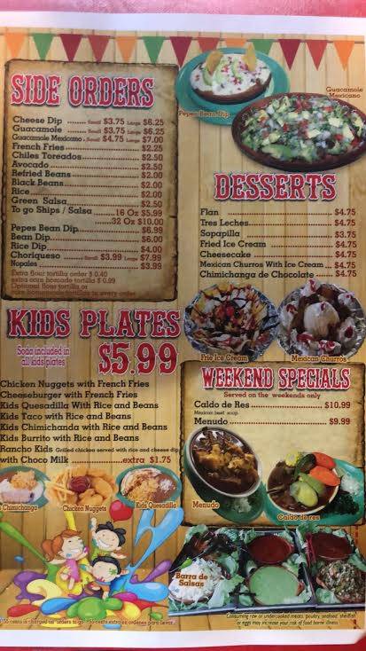 Rancho Cantina 2 | restaurant | 1925 Madison Square Blvd, La Vergne, TN 37086, USA | 6154711159 OR +1 615-471-1159