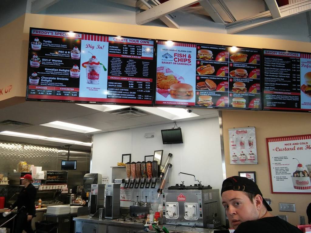 Freddys Frozen Custard & Steakburgers | restaurant | 4675 W Charleston Blvd, Las Vegas, NV 89102, USA | 7028226543 OR +1 702-822-6543