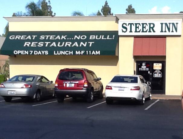 Steer Inn | restaurant | 801 S Tustin St, Orange, CA 92866, USA | 7146392434 OR +1 714-639-2434
