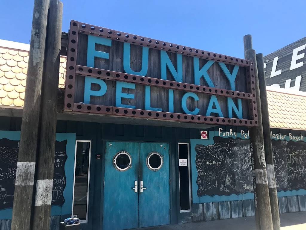 Funky Pelican | restaurant | 215 Florida A1A, Flagler Beach, FL 32136, USA | 3864390011 OR +1 386-439-0011