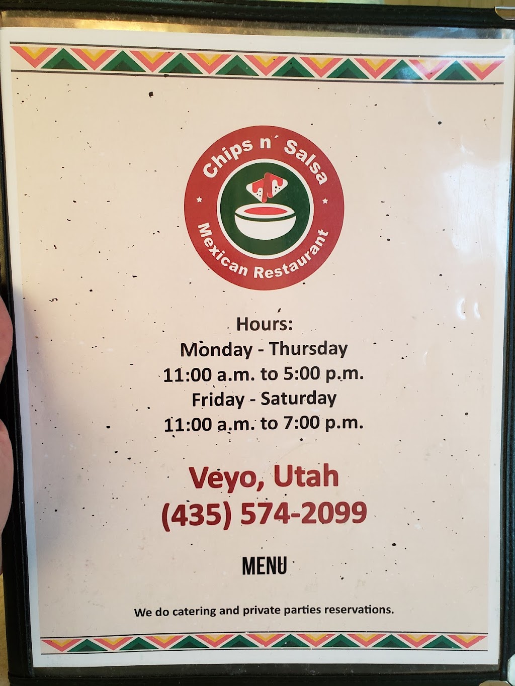 Chips n Salsa Mexican Restaurant | restaurant | 2-30 W Center St, Veyo, UT 84782, USA | 4355742099 OR +1 435-574-2099