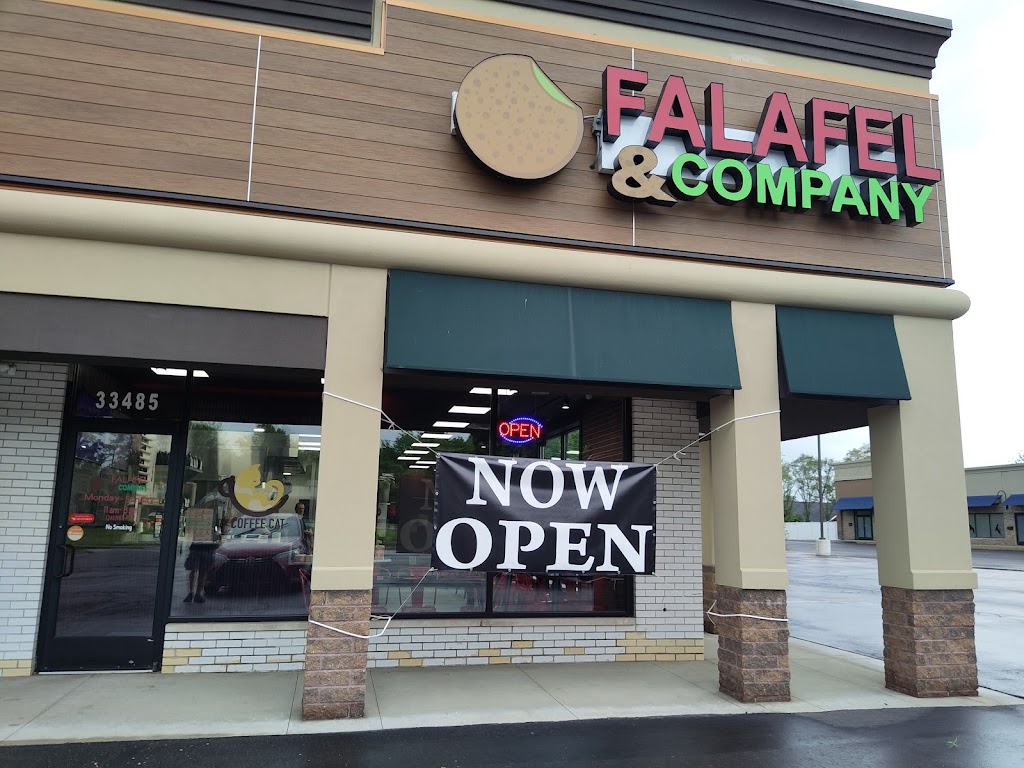 Falafel & Company | restaurant | 33485 W 8 Mile Rd, Livonia, MI 48152, USA | 2489874567 OR +1 248-987-4567