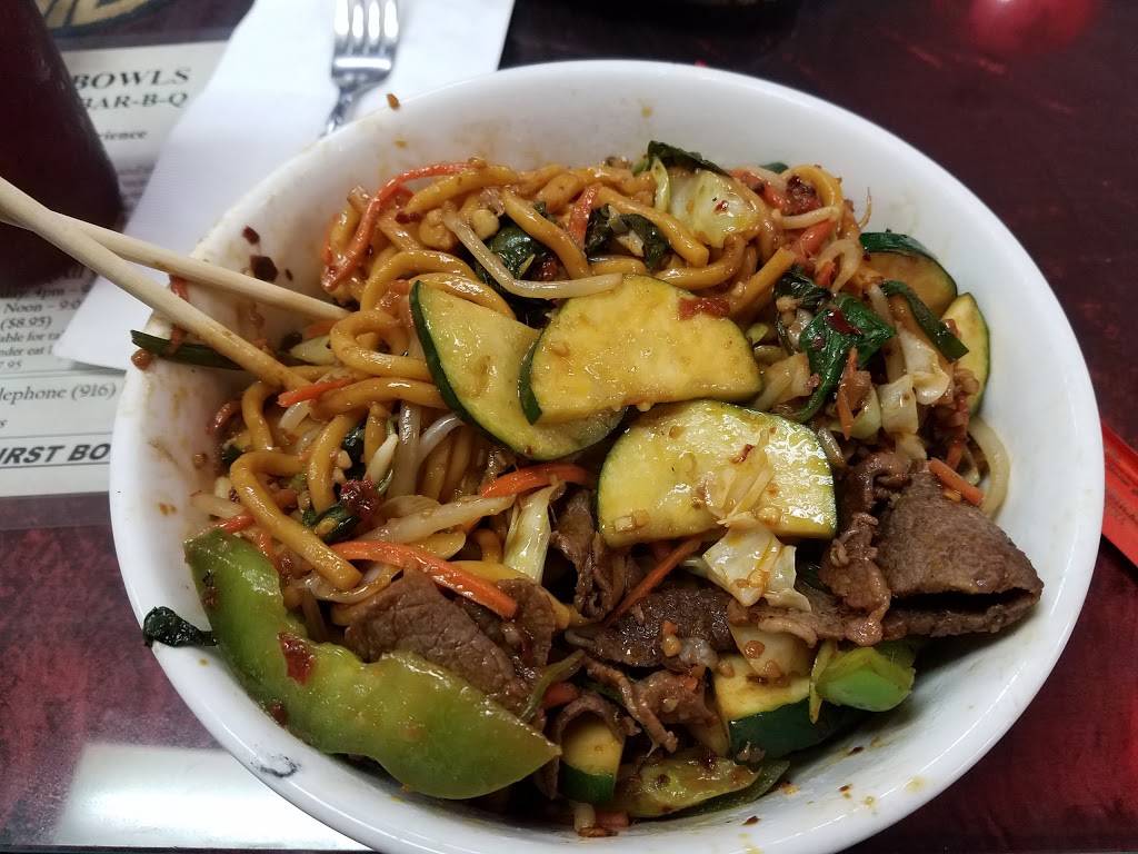 Golden Bowls Mongolian BBQ | restaurant | 9529 Folsom Blvd # G, Sacramento, CA 95827, USA | 9163697364 OR +1 916-369-7364