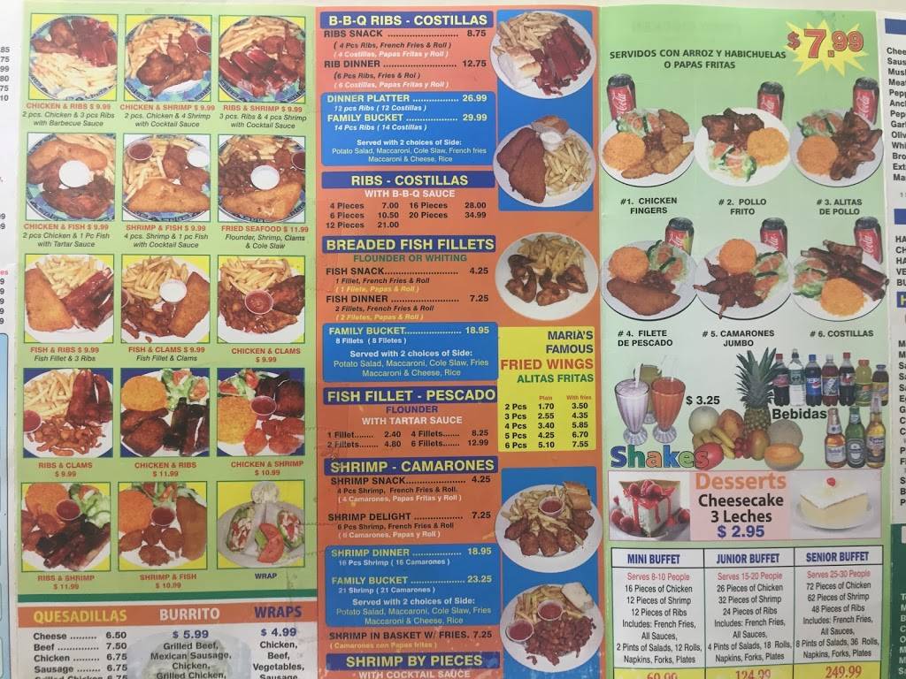 Marias Famous Pizza Chicken & ribs | restaurant | 1044 New York Ave # C, Huntington Station, NY 11746, USA | 6313511353 OR +1 631-351-1353