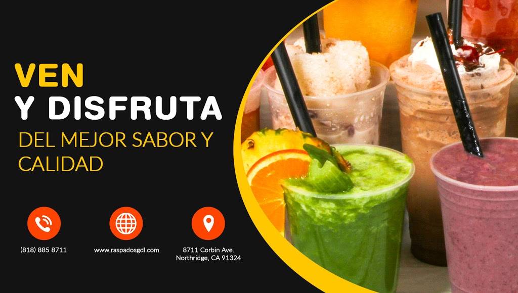 Raspados Gdl | restaurant | 3308, 8711 Corbin Ave, Northridge, CA 91324, USA | 8188858711 OR +1 818-885-8711