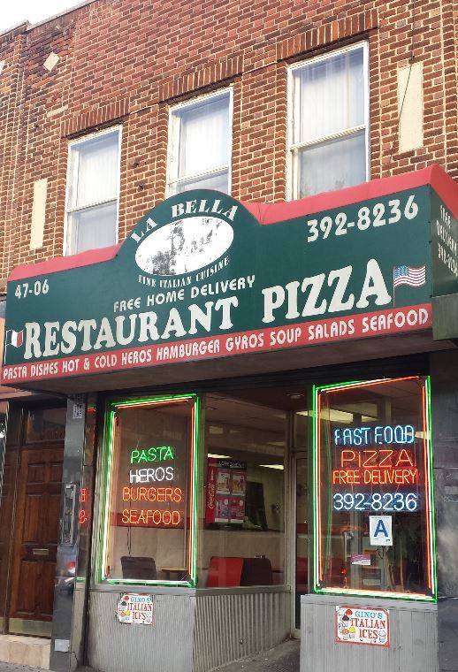 La Bella Pizzeria | meal delivery | 47-06 Greenpoint Ave, Sunnyside, NY 11104, USA | 7183928236 OR +1 718-392-8236