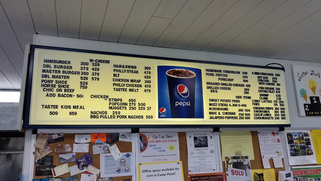 Tastee Treat Drive-In | restaurant | 423 E Main St, Mt Sterling, IL 62353, USA | 2177732543 OR +1 217-773-2543