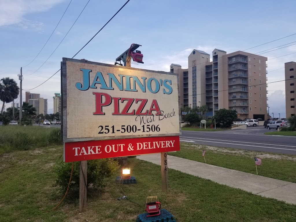 Janinos Pizza | restaurant | 984 W Beach Blvd, Gulf Shores, AL 36542, USA | 2515001506 OR +1 251-500-1506