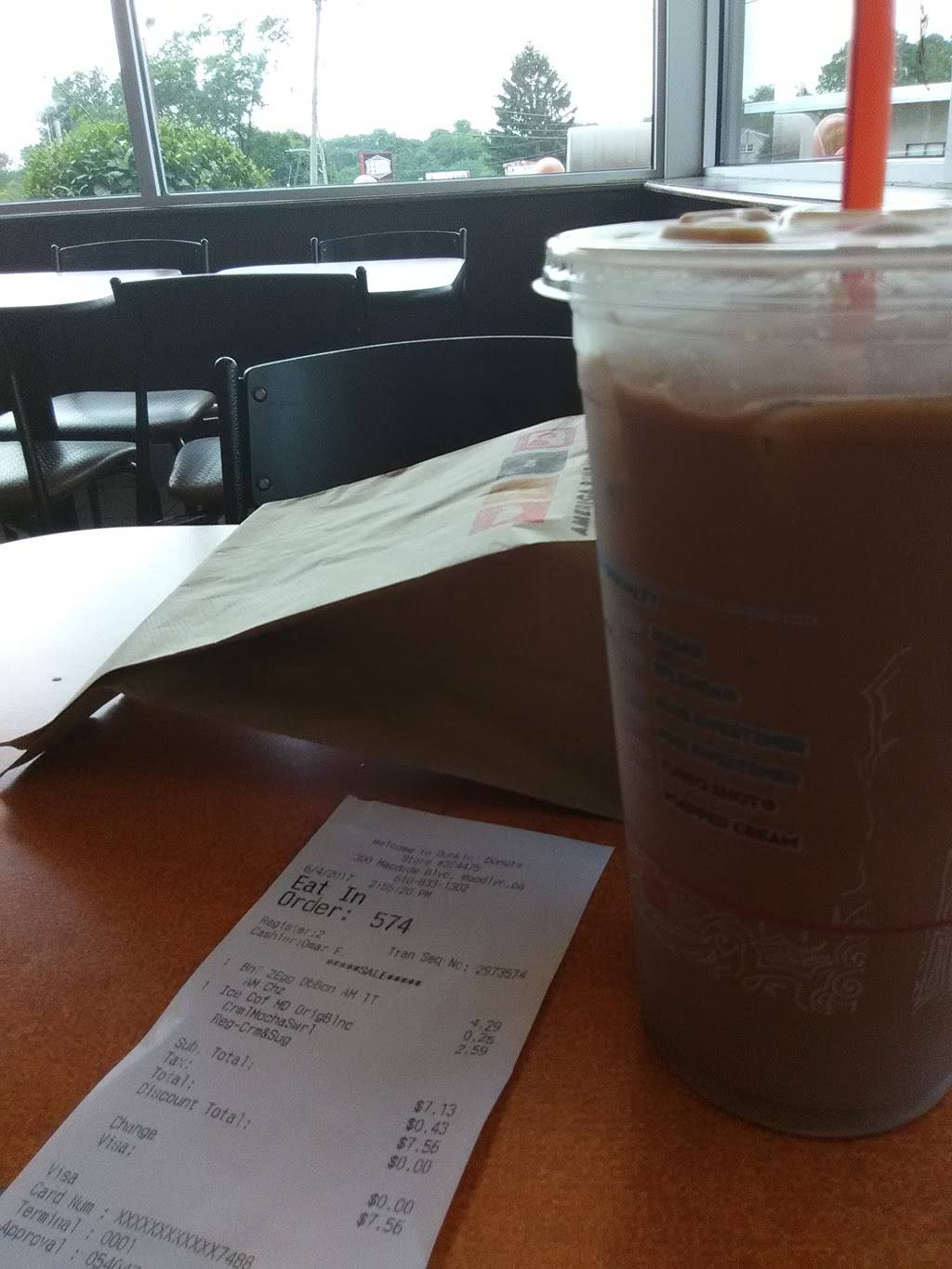 Dunkin | cafe | 1300 MacDade Boulevard, Woodlyn, PA 19094, USA | 6108331302 OR +1 610-833-1302