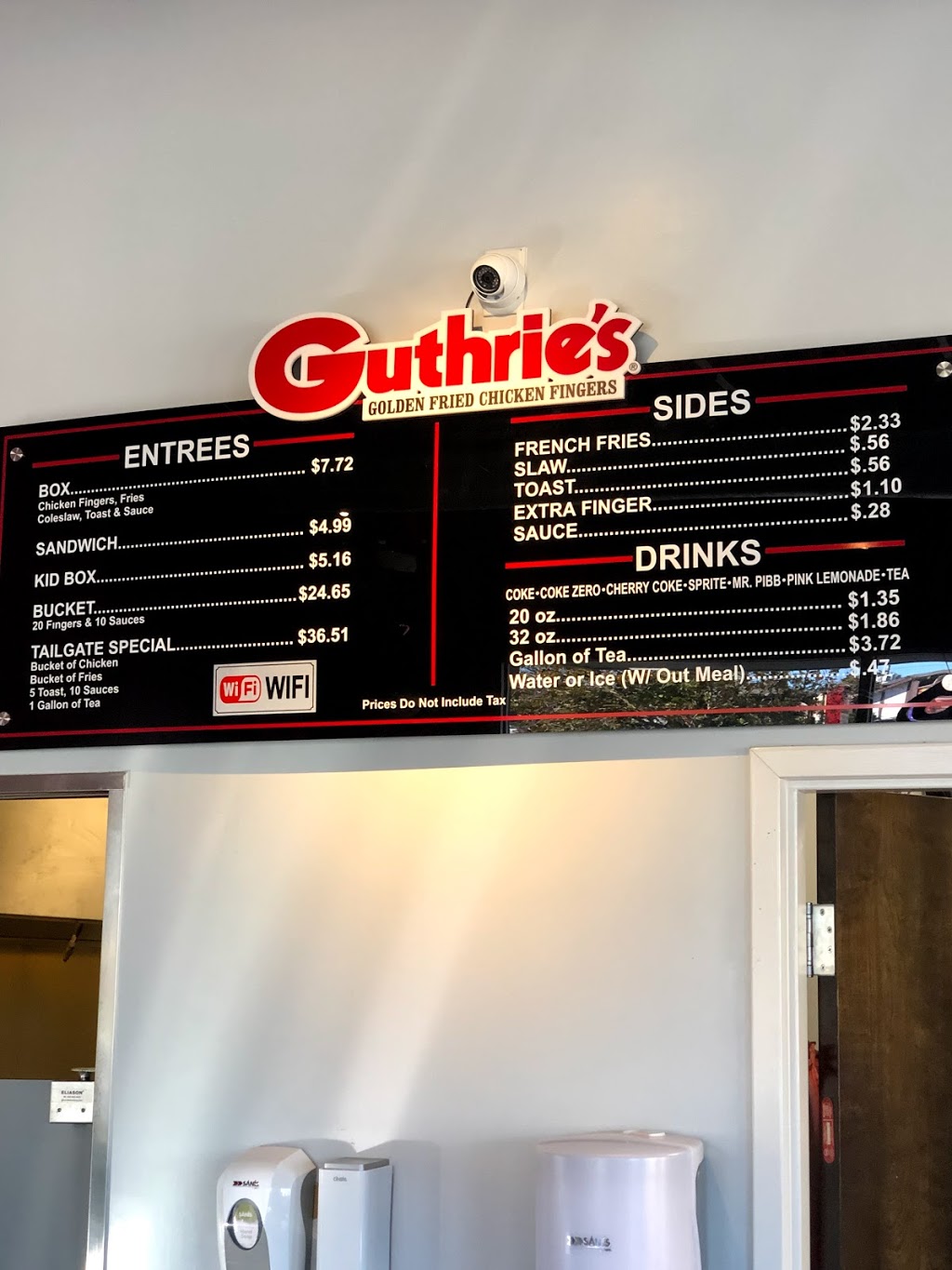 Guthries | restaurant | 2550 N Monroe St, Tallahassee, FL 32303, USA | 8502709543 OR +1 850-270-9543
