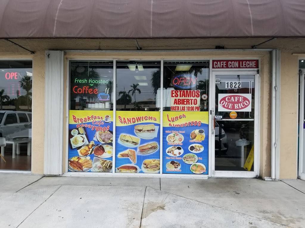 Cafe Que Rico | restaurant | 1822 NE Miami Gardens Dr, Miami, FL 33179, USA | 3056273845 OR +1 305-627-3845