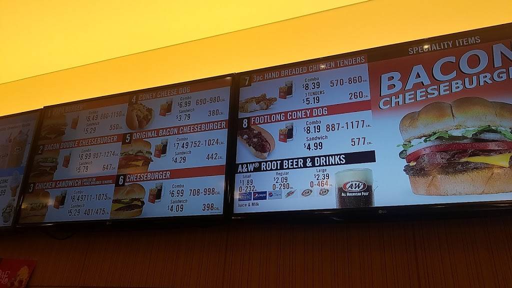 A&W Restaurant | restaurant | 27500 Novi Rd, Novi, MI 48377, USA | 2483498900 OR +1 248-349-8900