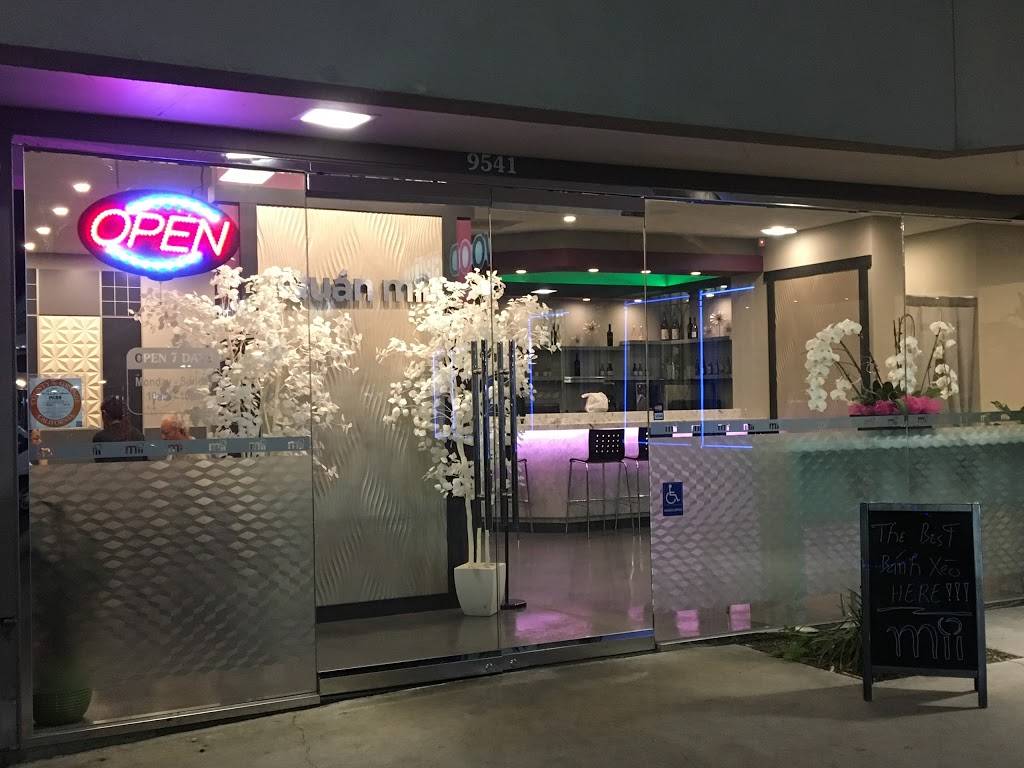 Quán Mii Restaurant | restaurant | 9541 Bolsa Ave, Westminster, CA 92683, USA | 7144189644 OR +1 714-418-9644