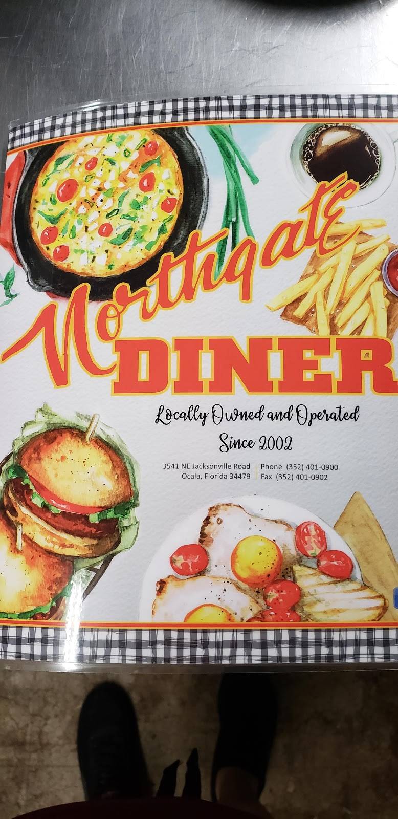 Northgate Diner | restaurant | 3541 NE Jacksonville Rd, Ocala, FL 34479, USA | 3524010900 OR +1 352-401-0900
