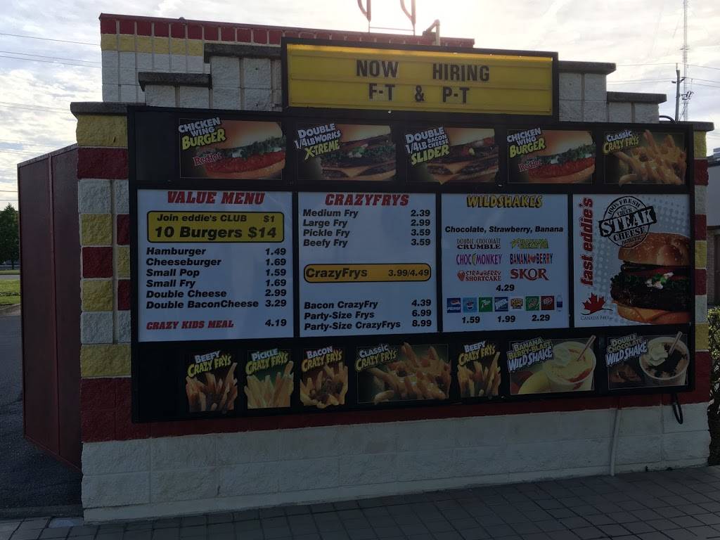 Fast Eddies | restaurant | 748 Wharncliffe Rd S #102, London, ON N6J 2N4, Canada | 5196863467 OR +1 519-686-3467