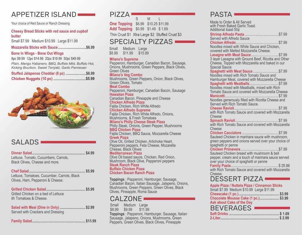 Milanos Pizza Trinidad | restaurant | 411 state highway31 E, Trinidad, TX 75163, USA | 9037782250 OR +1 903-778-2250