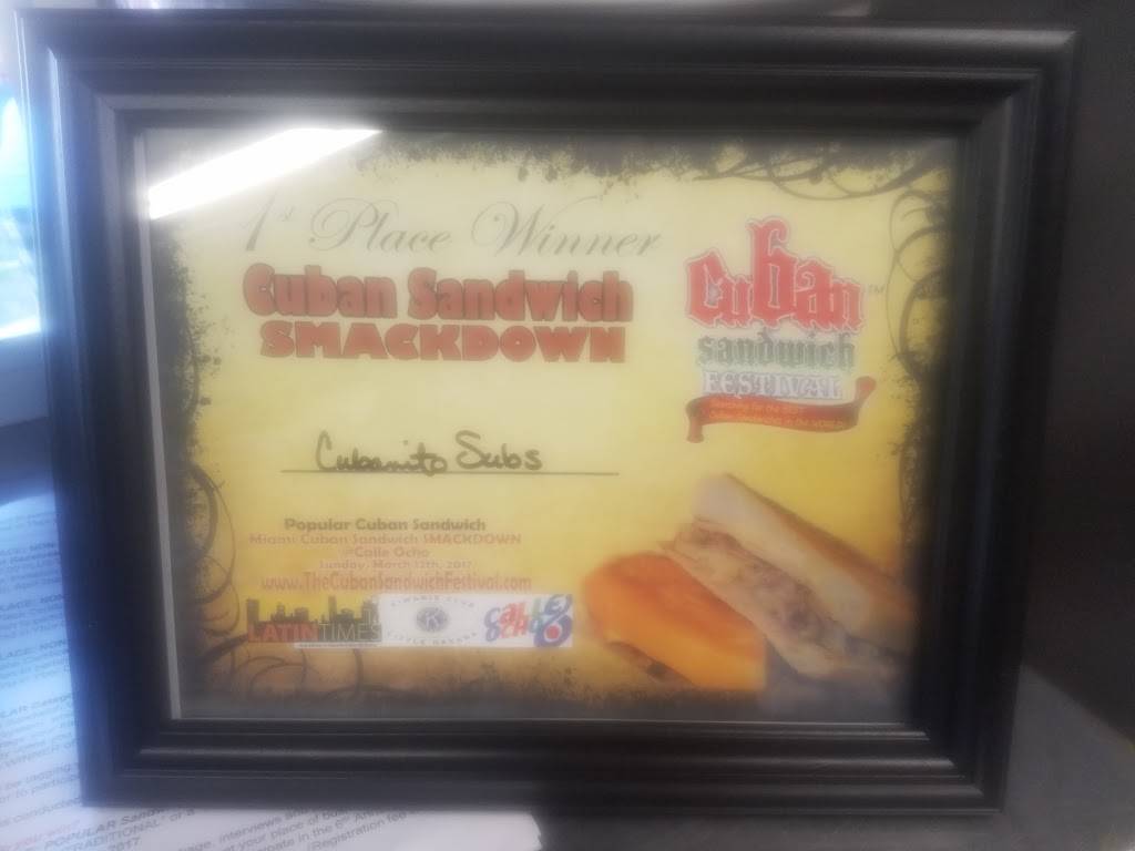 El Cubanito Subs | restaurant | 2301 N Forsyth Rd, Orlando, FL 32807, USA | 3053057438 OR +1 305-305-7438