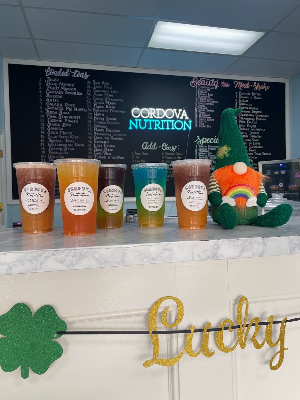 Cordova Nutrition | restaurant | 1345 N Germantown Pkwy, Cordova, TN 38016, USA | 9016778010 OR +1 901-677-8010