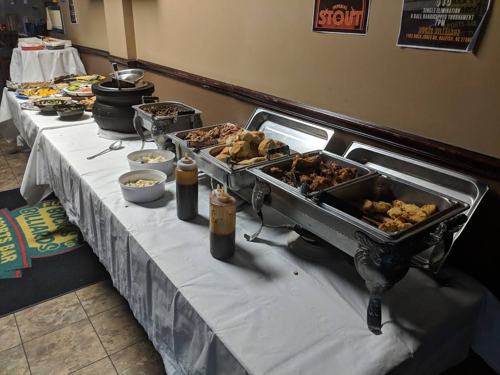 Bucks Billiards and Sports Bar | restaurant | 1102 Buck Jones Rd, Raleigh, NC 27606, USA | 9194675411 OR +1 919-467-5411