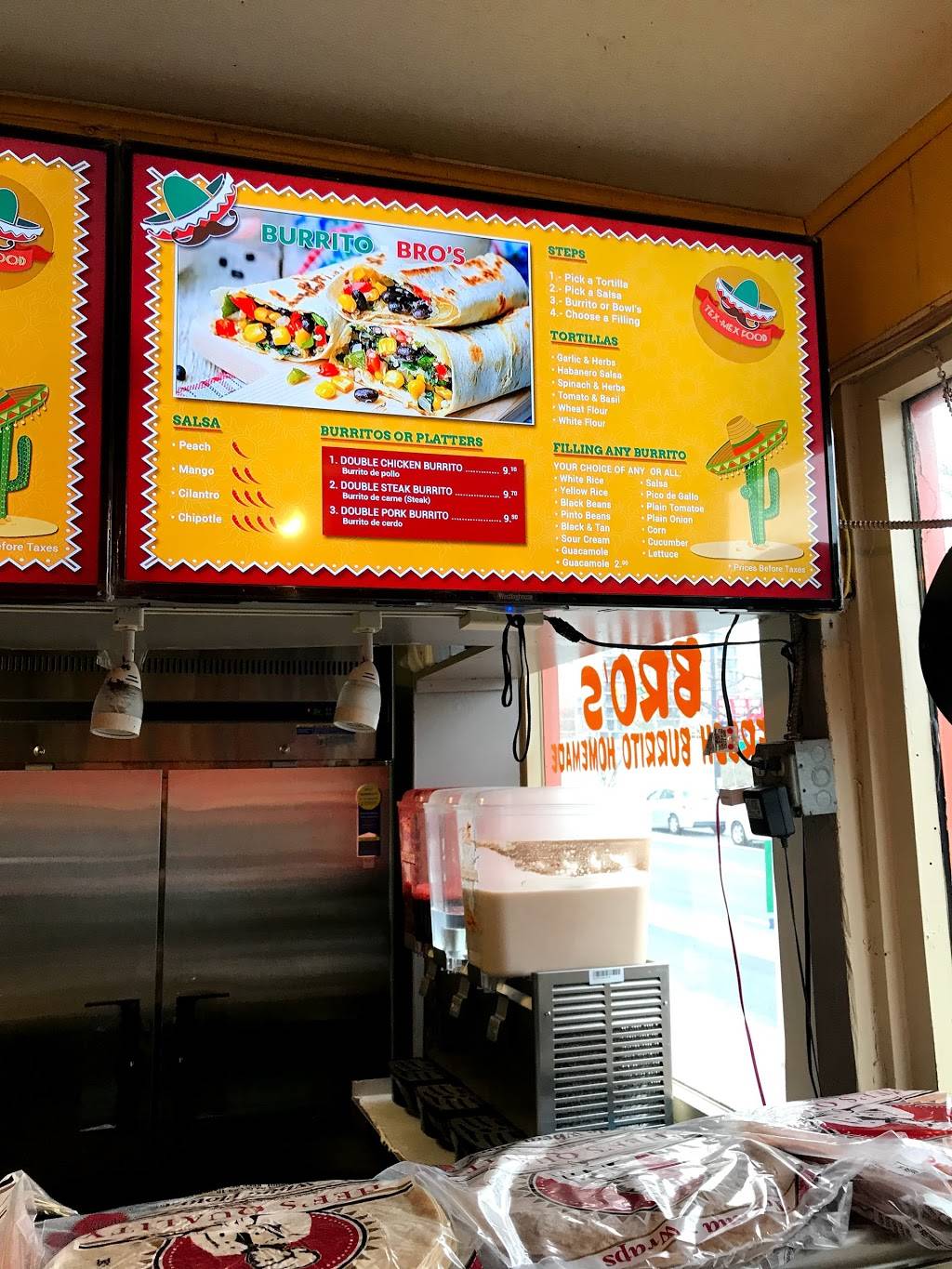 Burrito Bros | meal takeaway | 2599 Columbia Pike, Arlington, VA 22204, USA | 7033023999 OR +1 703-302-3999