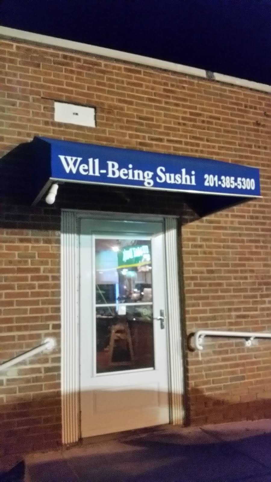 Well-Being Sushi | restaurant | 10 Knickerbocker Rd, Dumont, NJ 07628, USA | 2013855300 OR +1 201-385-5300