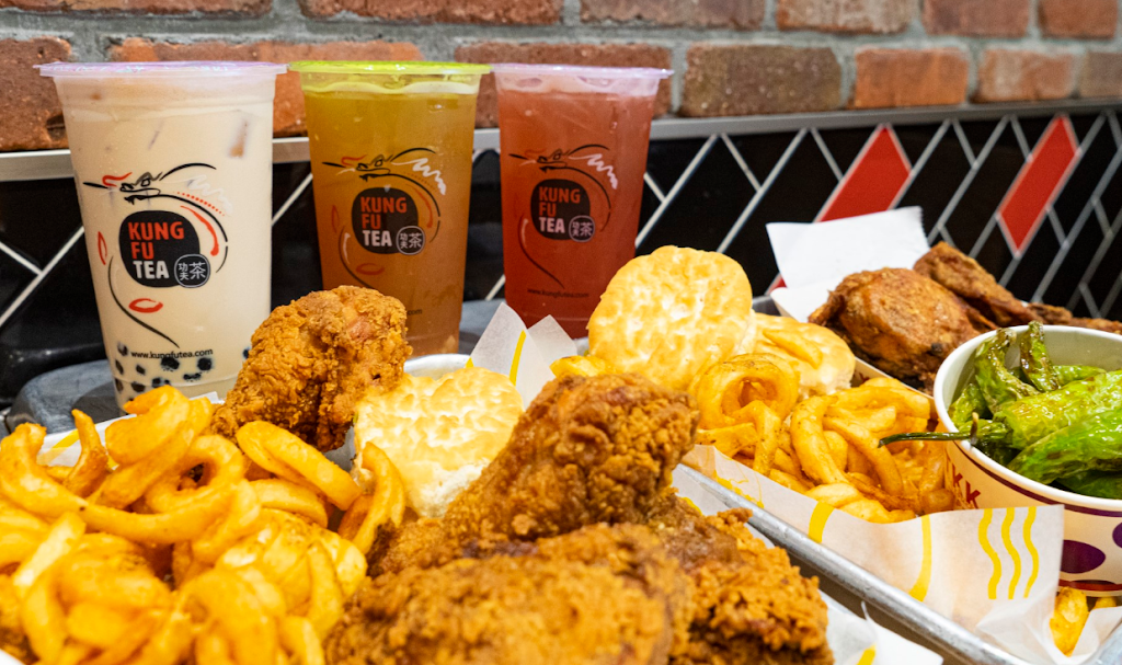 Kung Fu Tea & TKK Fried Chicken 顶呱呱 - Williamsburg VA | cafe | 4902 Courthouse St, Williamsburg, VA 23188, USA | 7575857188 OR +1 757-585-7188