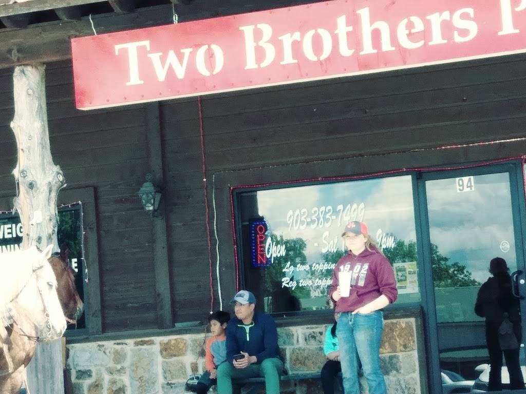 Two Brothers Pizza | restaurant | 94 South Main Street, Yantis, TX 75497, USA | 9033837499 OR +1 903-383-7499