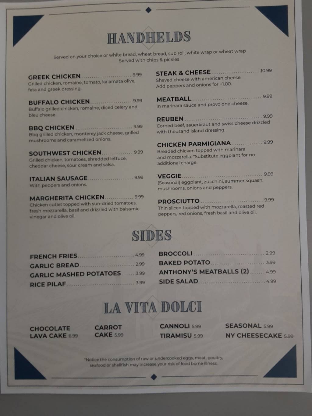 Compare Ristorante | restaurant | 43 E Broadway, Derry, NH 03038, USA | 6032605292 OR +1 603-260-5292