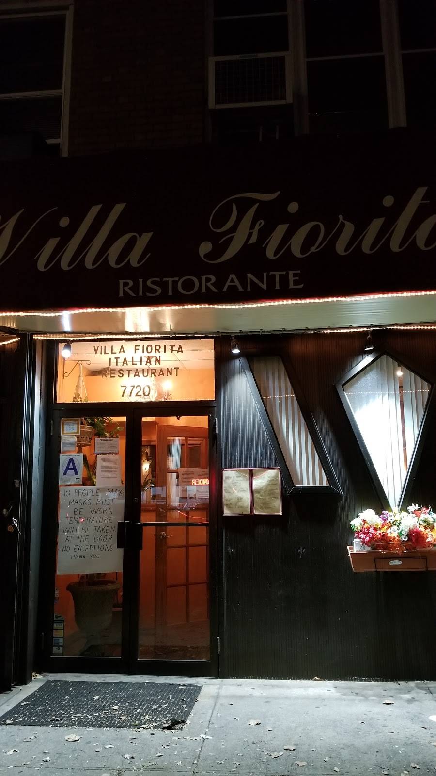 Villa Fiorita | restaurant | 7720 18th Ave, Brooklyn, NY 11214, USA | 7188377950 OR +1 718-837-7950