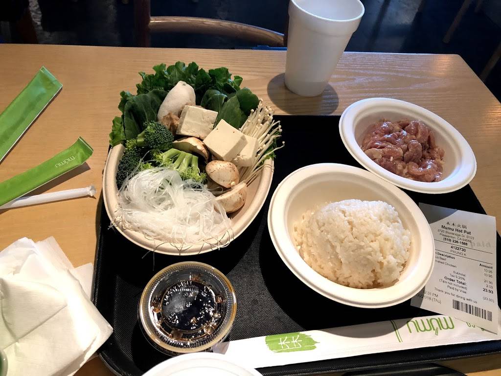 Mumu Hotpot | restaurant | 2725 Stoneridge Dr #103, Pleasanton, CA 94588, USA | 9252288588 OR +1 925-228-8588