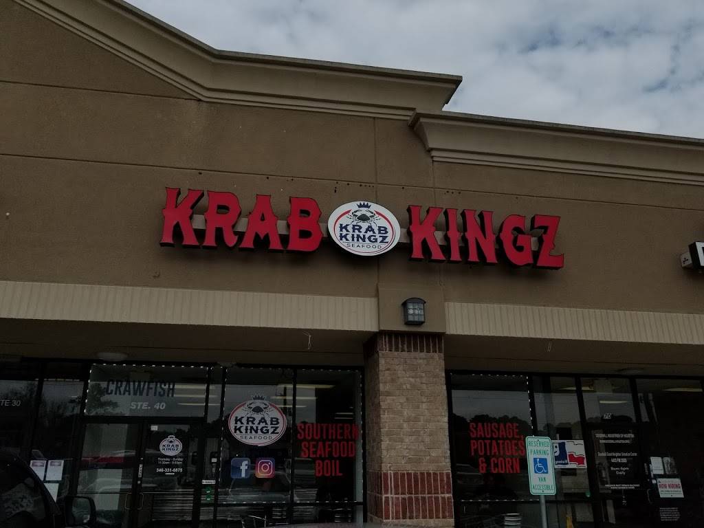 Krab Kingz | restaurant | 4334 Farm to Market 2920 Ste 40, Spring, TX 77388, USA | 3463316875 OR +1 346-331-6875