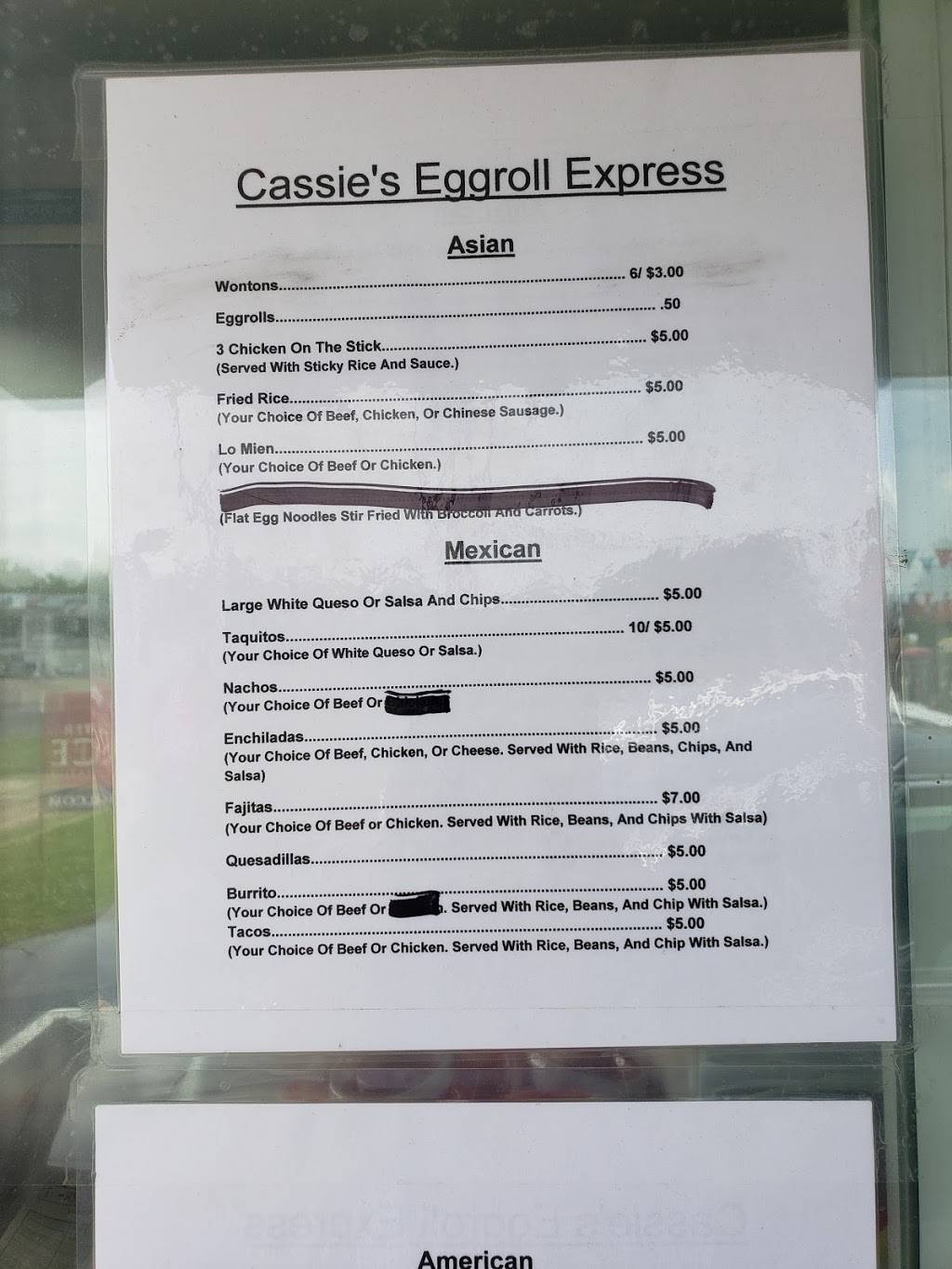 Cassies Eggroll Express | restaurant | 10894-0026-00001-01, Fort Smith, AR 72904, USA | 4797631503 OR +1 479-763-1503
