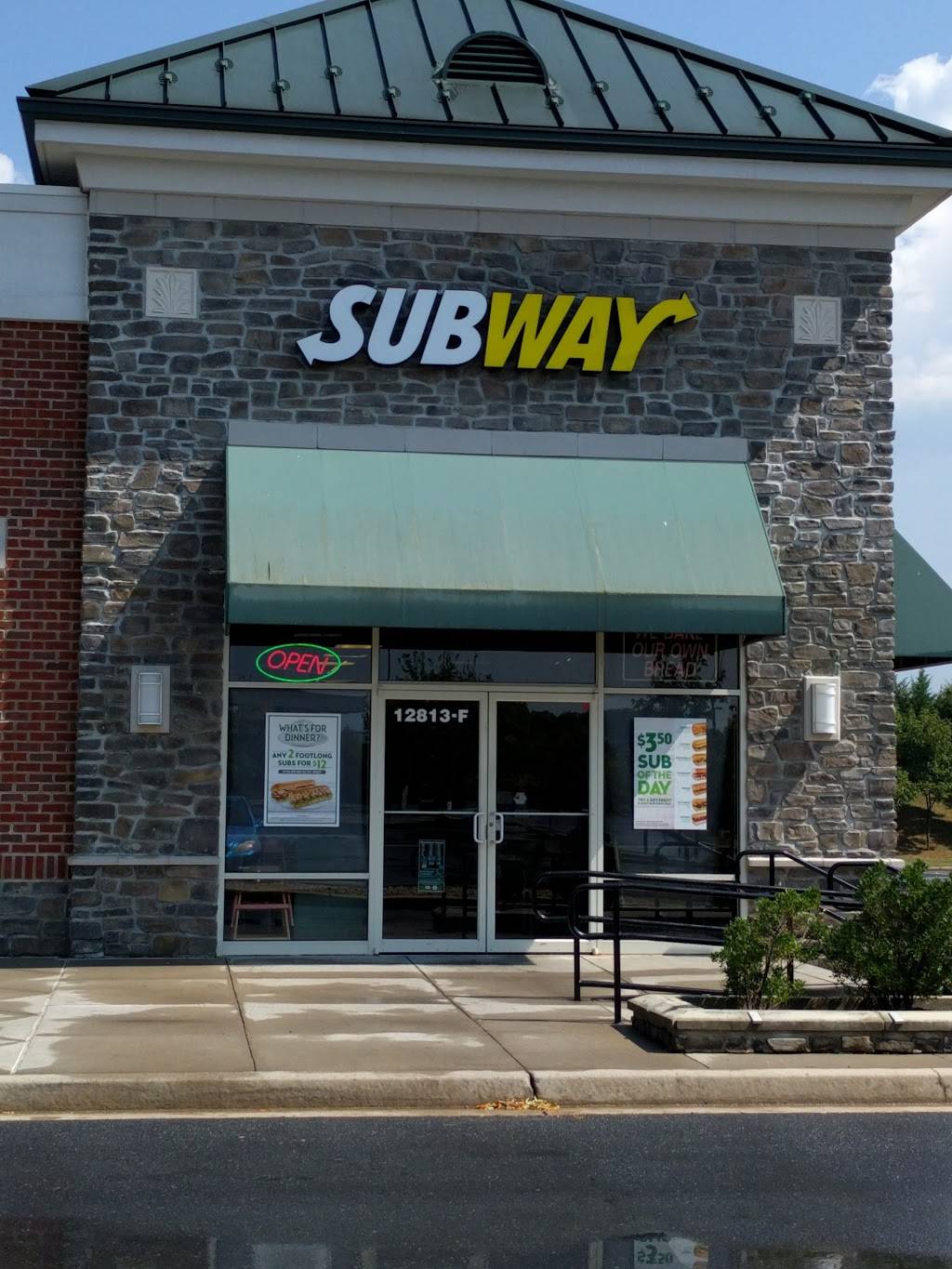 Subway | restaurant | 12813 Shank Farm Way F, Hagerstown, MD 21740, USA | 3017455980 OR +1 301-745-5980