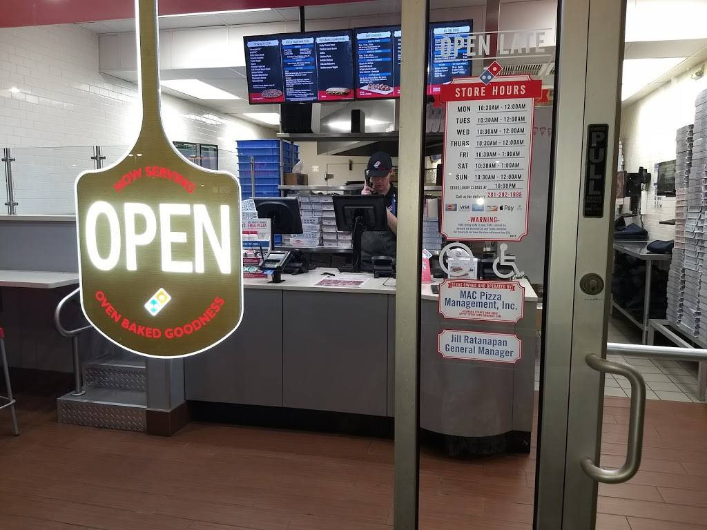 Dominos Pizza | meal delivery | 25119 Grogans Mill Rd Ste D, Spring, TX 77380, USA | 2812921995 OR +1 281-292-1995