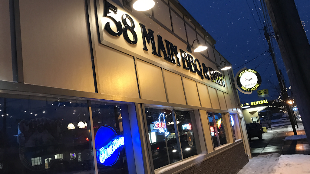 58 Main BBQ & Brew | restaurant | 58 N Main St, Brockport, NY 14420, USA | 5856372383 OR +1 585-637-2383