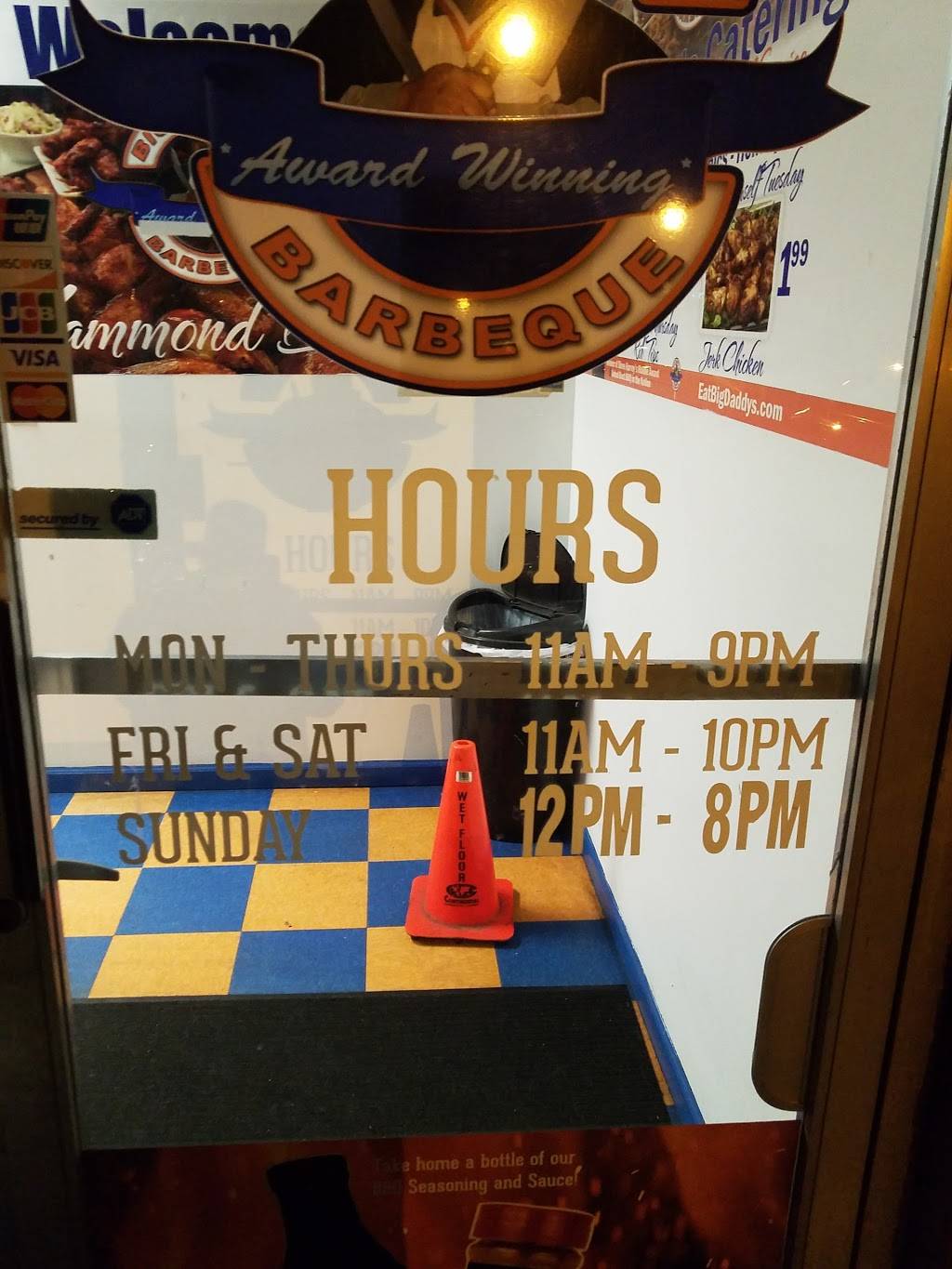 Big Daddys BBQ | restaurant | 1944, 6823 Grand Ave, Hammond, IN 46323, USA | 2198030389 OR +1 219-803-0389