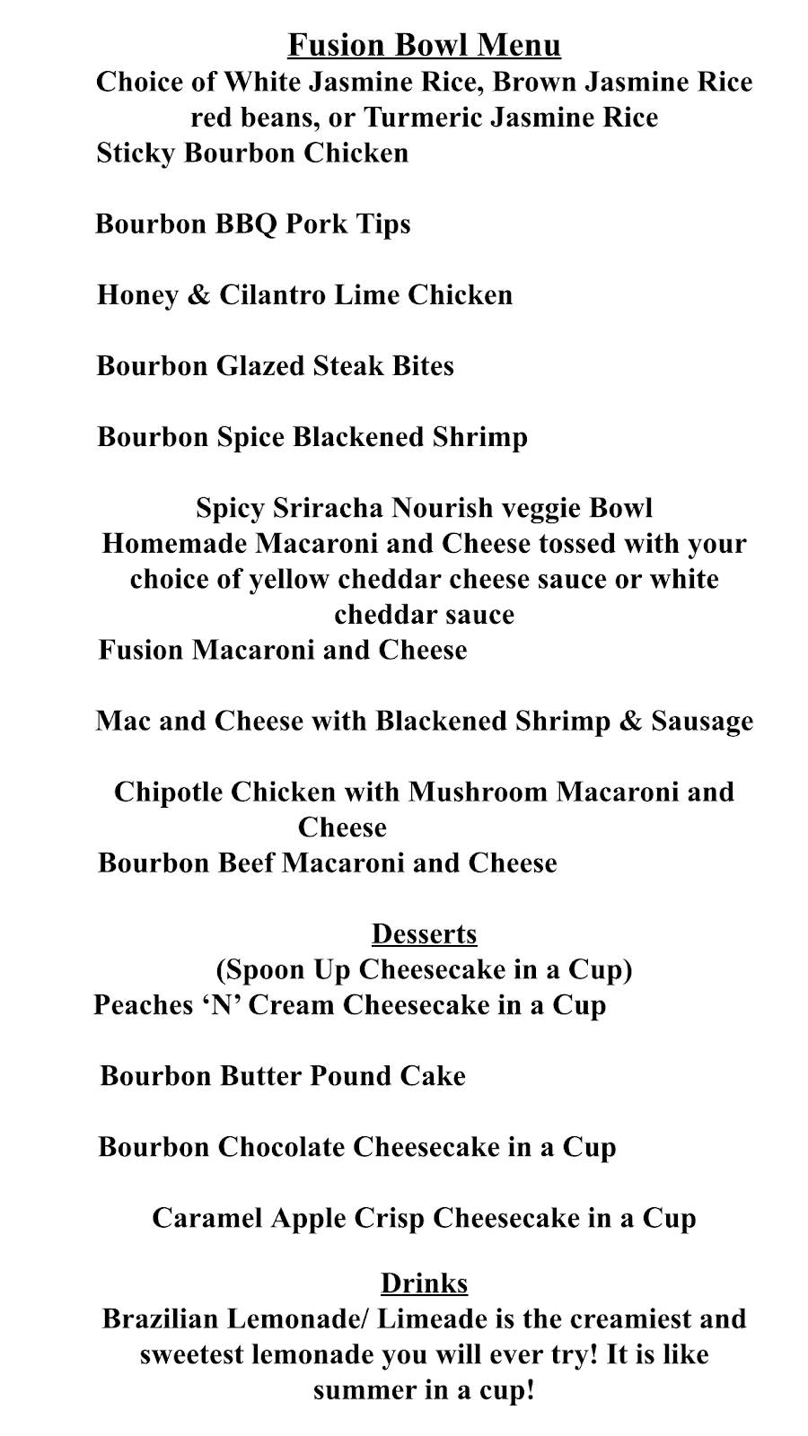 Fusion Bowl By: Bourbon Spice | restaurant | 1001 Elizabeth St, Nicholasville, KY 40356, USA | 8592413099 OR +1 859-241-3099