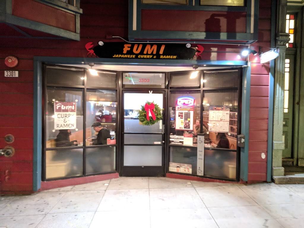 Fumi Curry & Ramen | restaurant | 3303 Mission St, San Francisco, CA 94110, USA | 4157570901 OR +1 415-757-0901