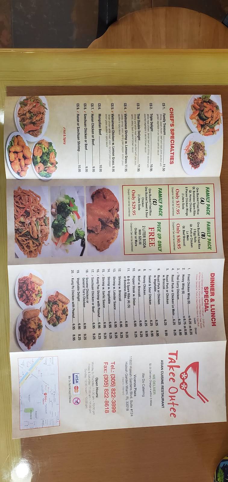 Takee Outee | meal takeaway | 11850 Hialeah, Hia Gardens Boulevard, Miami Lakes, FL 33018, USA | 3058223899 OR +1 305-822-3899