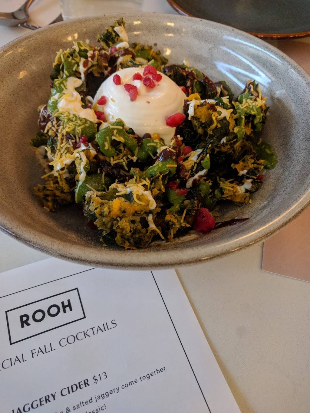 Rooh Columbus | restaurant | 685 N High St, Columbus, OH 43215, USA | 6149728678 OR +1 614-972-8678