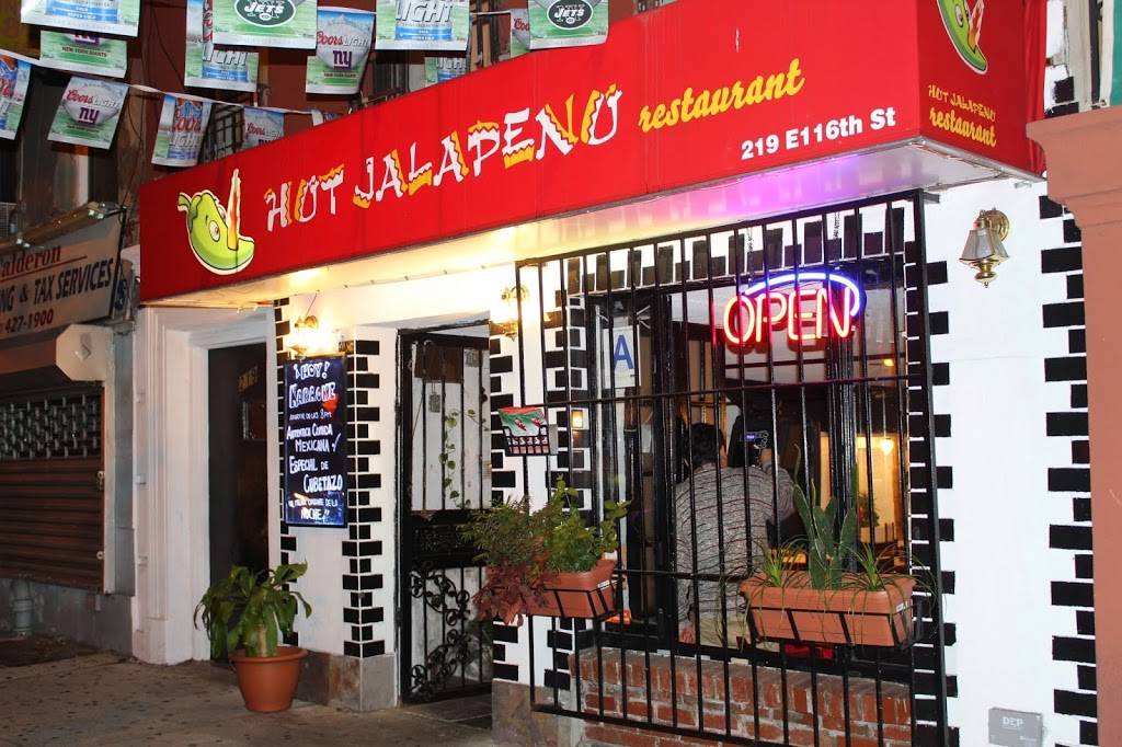 Hot Jalapeno | restaurant | 219 E 116th St, New York, NY 10029, USA | 6463516895 OR +1 646-351-6895