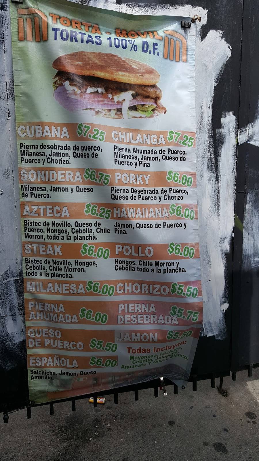 Torta Movil | restaurant | 2623 San Pedro St, Los Angeles, CA 90011, USA | 3235733968 OR +1 323-573-3968