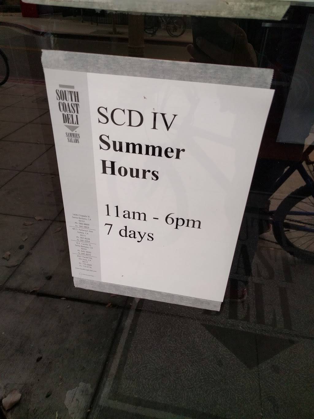 South Coast Deli | restaurant | 6521 Pardall Rd, Isla Vista, CA 93117, USA | 8057702669 OR +1 805-770-2669