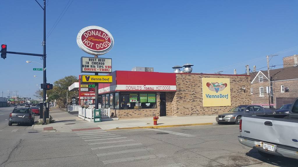 Donalds Famous Hot Dogs | restaurant | 2325 S Western Ave, Chicago, IL 60608, USA | 7732547777 OR +1 773-254-7777