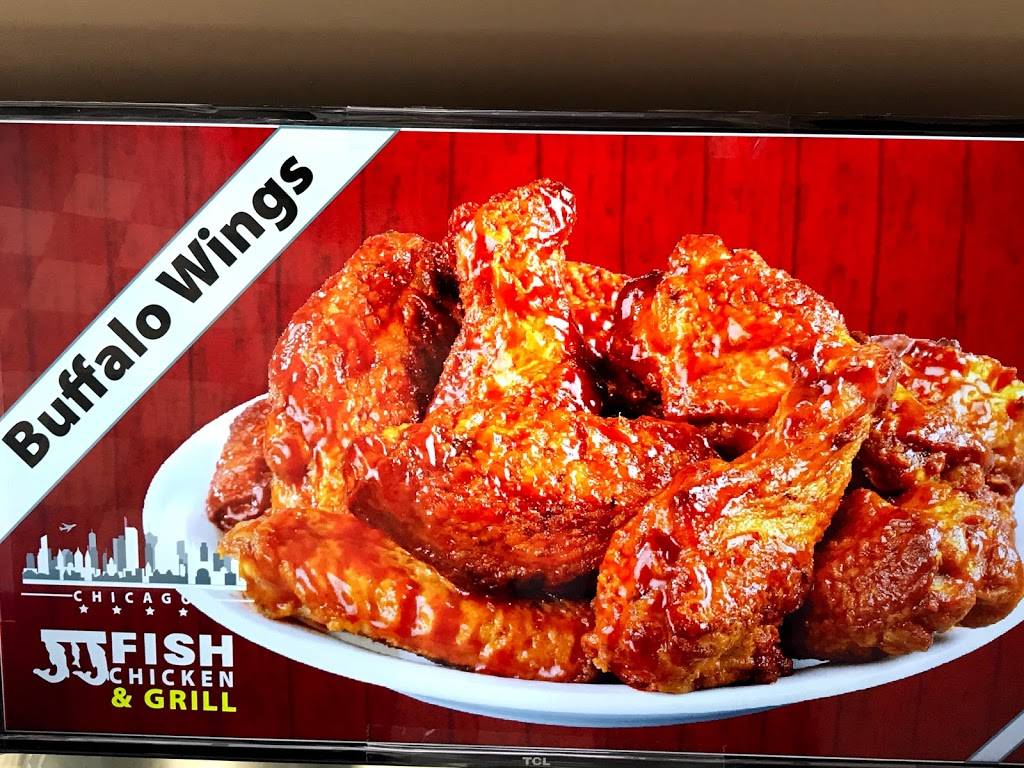 JJ fish , chicken & grill | restaurant | 5211 W North Ave, Chicago, IL 60639, USA | 7734178888 OR +1 773-417-8888