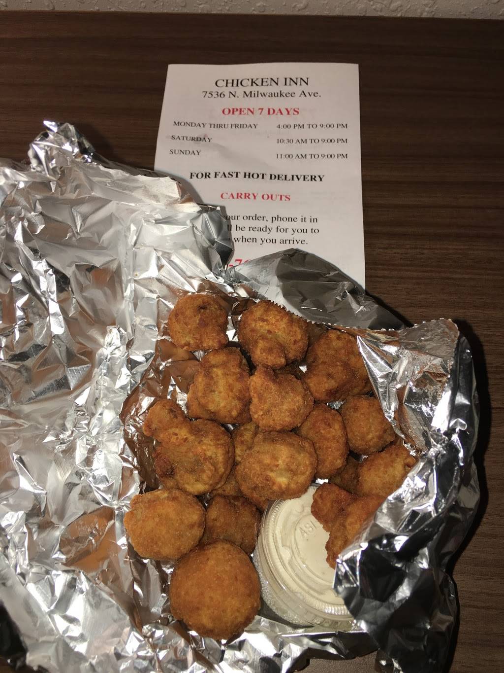 Chicken Inn | restaurant | 7536 N Milwaukee Ave, Chicago, IL 60631, USA | 7737633962 OR +1 773-763-3962