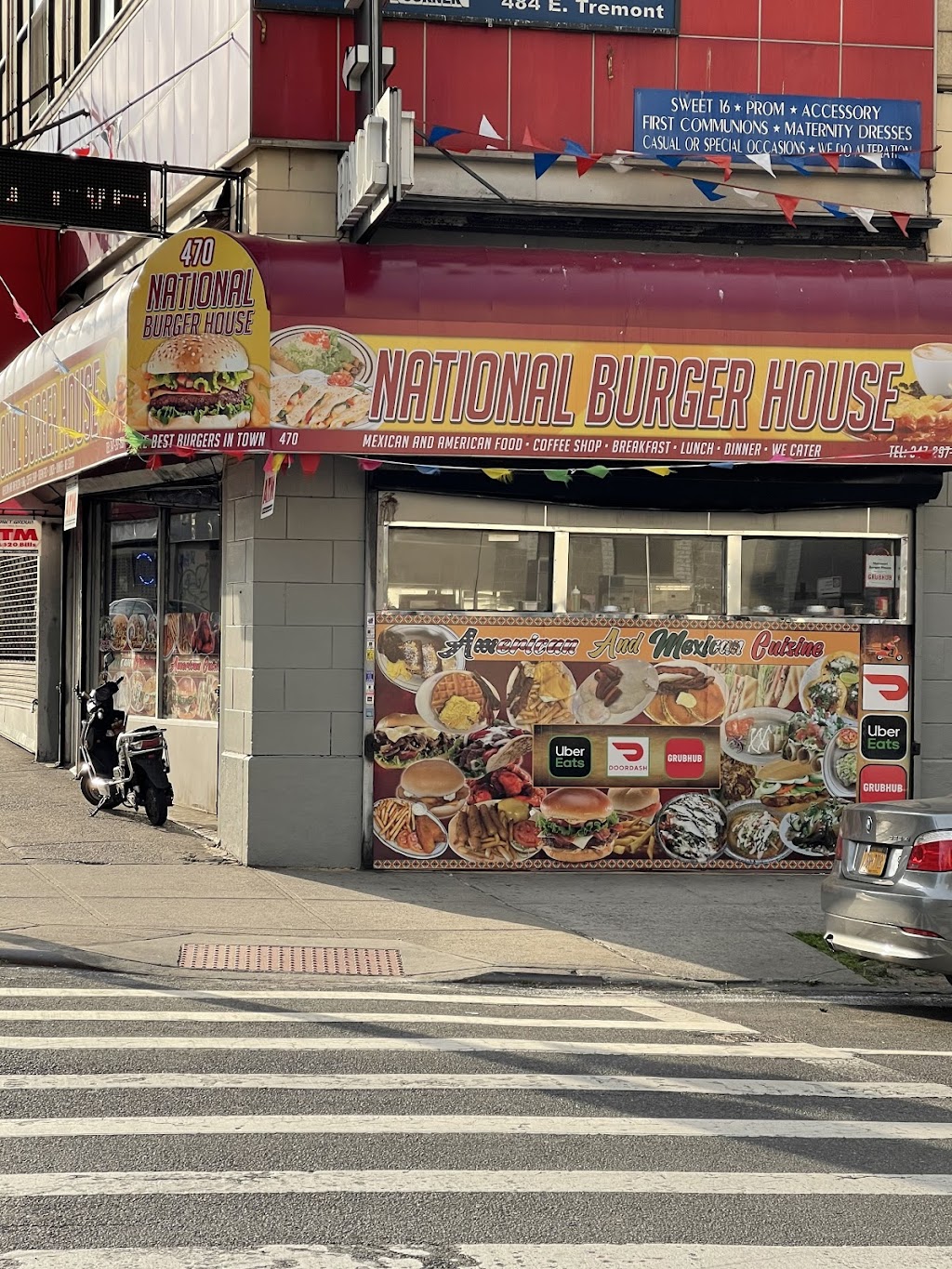 National Burger House | restaurant | 470 E Tremont Ave, Bronx, NY 10457, USA | 3472977501 OR +1 347-297-7501