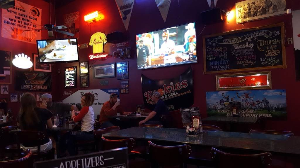 Rookies | restaurant | 15358 Veterans Memorial Pkwy, Wentzville, MO 63385, USA | 6363325933 OR +1 636-332-5933